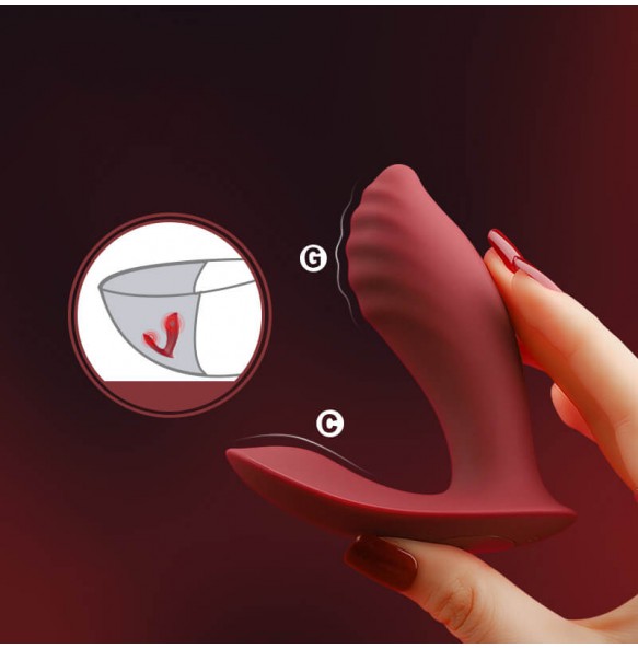 Viotec - Invisible Wearable Timed Vibrator (Smart APP Model - Chargeable)